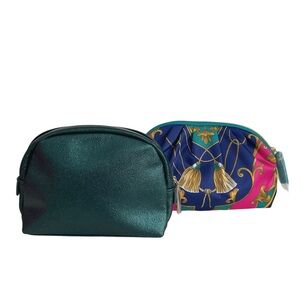 LACOME Elegant Green and ESTEE LAUDER Multicolor Women's Cosmetic Bag Set